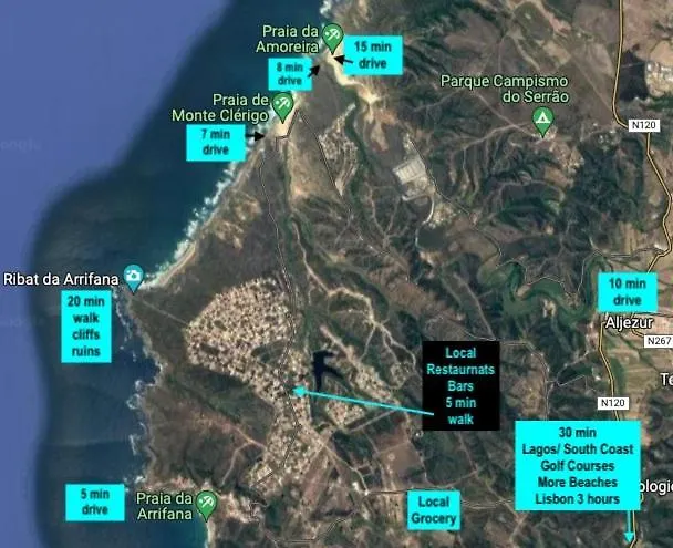 Ocean Breeze Scenic Valley Views - Casa Do Soul Villa Aljezur